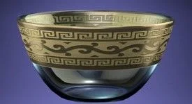 ГУСЬ ХРУСТАЛЬНЫЙ Набор салатников 2шт. Версаче (GE08-1542)