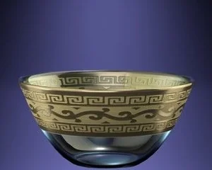 ГУСЬ ХРУСТАЛЬНЫЙ Набор салатников 2шт. Версаче (GE08-1425)