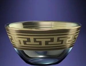 ГУСЬ ХРУСТАЛЬНЫЙ Набор салатников 2шт. Греческий узор (GE01-1425)