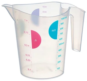 М-ПЛАСТИКА Кружка мерная Idea 1 л М 1206