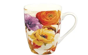 КОРАЛЛ Кружка 340мл Цветочный сад HAC114