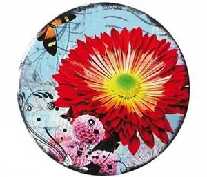 КОРАЛЛ Подставка под горячее 16см Георгины YX072