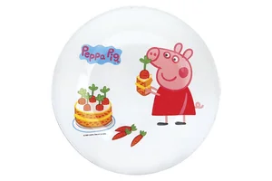 КОРАЛЛ Тарелка десертная 19,5 см Свинка Пеппа. Морковка 10327 PP /4