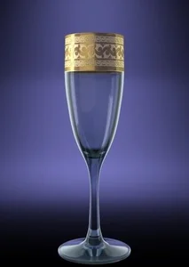 ГУСЬ ХРУСТАЛЬНЫЙ Набор бокалов для шампанского Версаче 170мл. (GE08-1687)