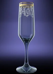 ГУСЬ ХРУСТАЛЬНЫЙ Набор бокалов для шампанского Каскад 200мл. (TL40-160)