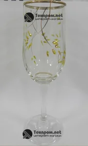 ГУСЬ ХРУСТАЛЬНЫЙ Набор бокалов для шампанского Колосок 200мл. (К28-160)