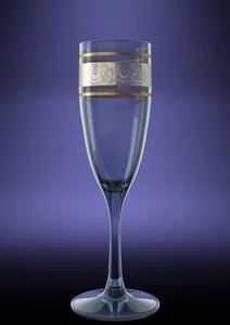 ГУСЬ ХРУСТАЛЬНЫЙ Набор бокалов для шампанского Первоцвет 170мл. (TL66-1687)