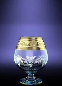 ГУСЬ ХРУСТАЛЬНЫЙ Набор бокалов для бренди Русский узор 400 мл. (GE09-188)