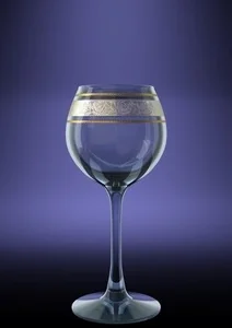 ГУСЬ ХРУСТАЛЬНЫЙ Набор бокалов для вина Первоцвет 210мл. (TL66-1689)