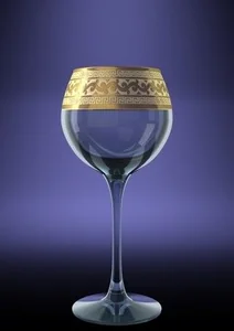 ГУСЬ ХРУСТАЛЬНЫЙ Набор бокалов для вина Версаче 280мл. (GE08-1688)