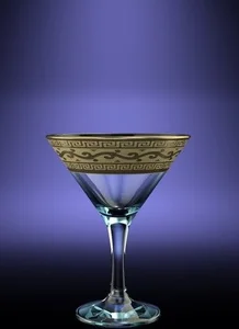 ГУСЬ ХРУСТАЛЬНЫЙ Набор бокалов для мартини Версаче 150мл. (GE08-410)