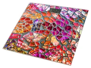 HOME ELEMENT Весы напольные электронные HE SC 906 мозаика