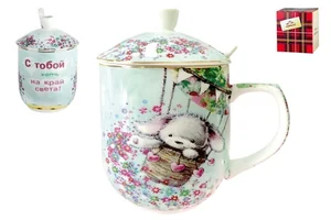 КОРАЛЛ Кружка для заваривания 300мл.На край света FY176003