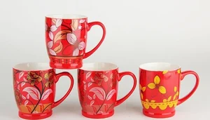 КОРАЛЛ Кружка 320мл Цветочная фантазия ZC02-AG7