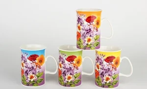 КОРАЛЛ Кружка 300мл. Цветочная роскошьB032-A04695ABCD