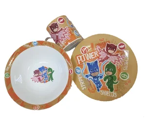 КОРАЛЛ Набор посуды д/завтрака 3 пр. Герои в масках TSET3HM