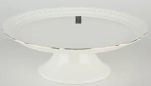 КОРАЛЛ Блюдо на ножке 24см  Снежная королева LTBH-A0124LJ-A