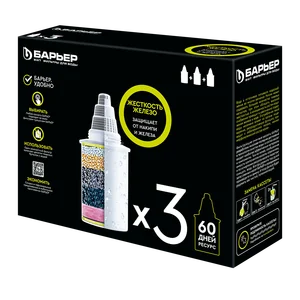 БАРЬЕР Кассета фильтрующая сменная Комплекс (Жесткость Железо) (упак. 3 шт.)