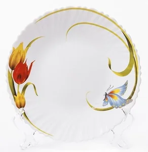 MAESTRO Тарелка обеденная 22,5см Тюльпан MR-30949-03