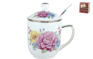 КОРАЛЛ Кружка для заваривания 300мл. Цветочная гармония FY2014803