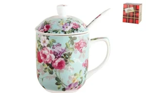 КОРАЛЛ Кружка для заваривания 300мл. Весенний букет RD-154