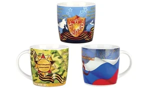 КОРАЛЛ Кружка 350мл. Патриотическая YQ16301-3