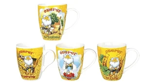 КОРАЛЛ Кружка 340мл. Обереги HX607/1-4