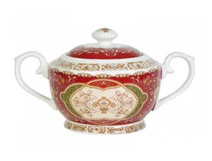 КОРАЛЛ Сахарница 400мл. Восточная красная YQ1603/400