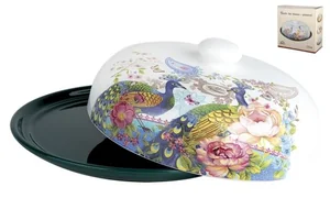 КОРАЛЛ Блюдо для блинов Павлин HC604R-L24