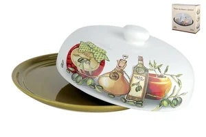 КОРАЛЛ Блюдо для блинов Оливки HC604R-G09