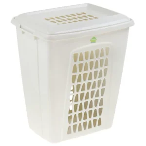 МАРТИКА Корзина для белья 45л.Молетта С 701 ПБЛ белый перламутр