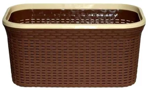 ВИОЛЕТ Корзина для белья 32л.Ротанг 2632/17 какао