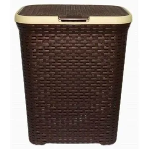 ВИОЛЕТ Корзина для белья 40л.Ротанг 1840/1 коричневый