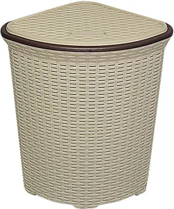 ВИОЛЕТ Корзина для белья 60л.Ротанг 2350 /2 бежевый