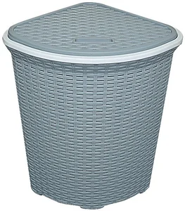ВИОЛЕТ Корзина для белья 60л.Ротанг 2350/8 серый