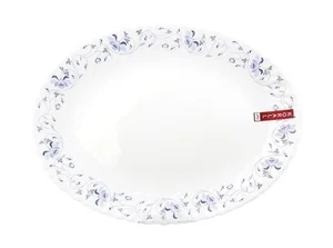 КОРАЛЛ Блюдо овальное 30см.Синяя вуаль LHYP120/2-1059