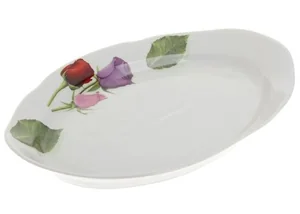 ДФЗ Блюдо овальное 33см..Королева цветов 4С0131Ф34