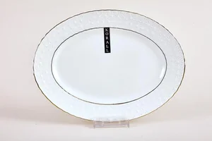 КОРАЛЛ Блюдо овальное 25см Снежная королева CS223125-A