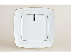 КОРАЛЛ Тарелка десертная 20см Снежная королева/з квадрат CS222820-A