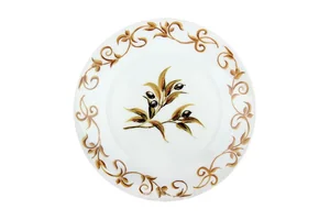 КОРАЛЛ Тарелка десертная 19см Оливки YQ1617/19