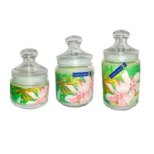 LUMINARC Набор емкостей для сыпучих продуктов 3пр.Freesia H 9971 /H 8078