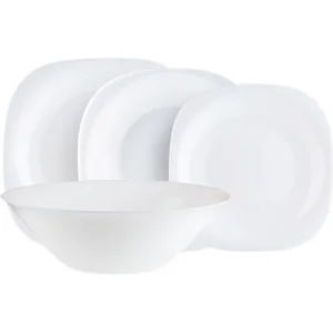 LUMINARC Набор столовый 19 пр. Carine White E 6344/N 2185