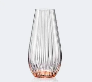 BOHEMIA Ваза Красное дно оптика 245мм 82237/245/22/D4666