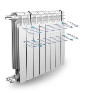 НИКА Сушилка для белья на батарею отопления СБ6-65 серебро