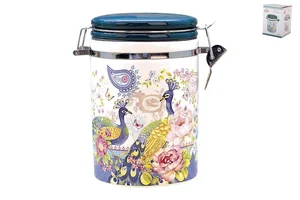 КОРАЛЛ Емкость для сыпучих продуктов 850мл.Павлин HC8600B-L24