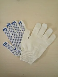 Перчатки х/б, ПВХ-покрытие Точка, 10 класс // Россия