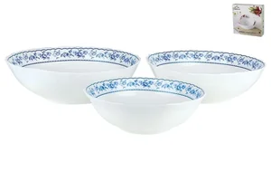 КОРАЛЛ Набор салатников 3пр. Голубая лента HW60/70/80