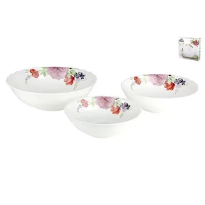 КОРАЛЛ Набор салатников 3пр. Букет HW60/70/80