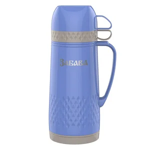 ЗАБАВА Термос 1 л. РК 1001 голубой с серым