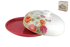 КОРАЛЛ Блюдо для блинов Букет HC604R-K09